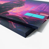 Synthwave Woman Leather 14