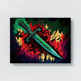 Tattoo Shop Heart Dagger Vibrant 10