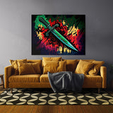 Tattoo Shop Heart Dagger Vibrant 10