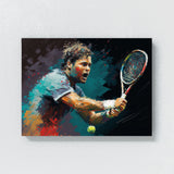 Tennis Brushwork Colorful 14