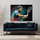 Tennis Brushwork Colorful 14