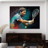 Tennis Brushwork Colorful 14