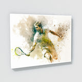 Tennis Watercolor Brushwork 34