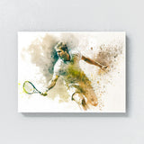 Tennis Watercolor Brushwork 34