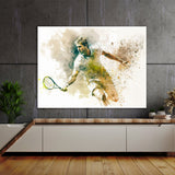 Tennis Watercolor Brushwork 34