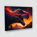 T Rex Fiery Background 56