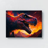 T Rex Fiery Background 56