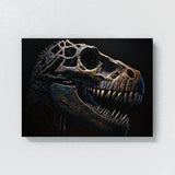 T Rex Skull Black 33