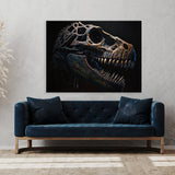 T Rex Skull Black 33