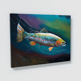 Trout Abstract Pond Vibrant 8