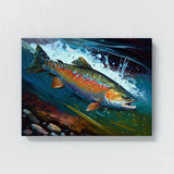 Trout Abstract River 16
