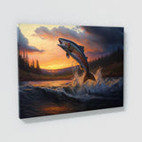 Trout Jumping Sunset 5