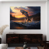 Trout Jumping Sunset 5