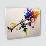 Trumpet Watercolor Brushstrokes 19