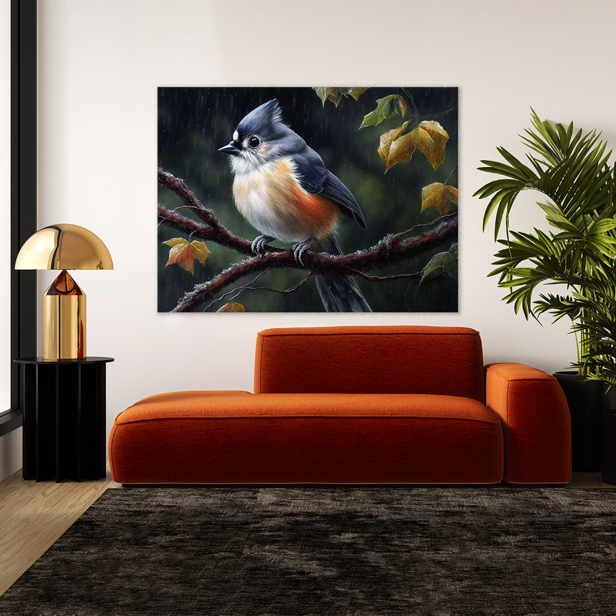 Tufted Titmouse Colored 42
