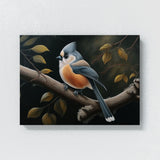 Tufted Titmouse Realistic 3