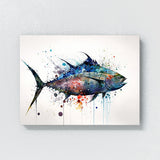 Tuna Abstract Watercolor 36