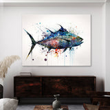 Tuna Abstract Watercolor 36