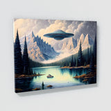 Ufo Lake Trees Mountains 11