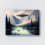 Ufo Lake Trees Mountains 11