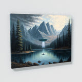 Ufo Lake Trees Mountains 9