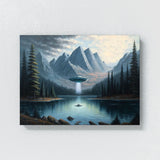 Ufo Lake Trees Mountains 9