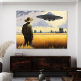 Ufo Realistic Farmer Crop Field 17