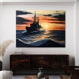 Usa Military Navy Sailing Sunset 14