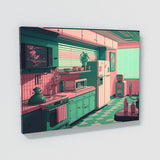 Vaporwave 1950S Kitchen 48