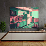 Vaporwave 1950S Kitchen 48