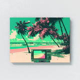 Vaporwave Beach Photo 79