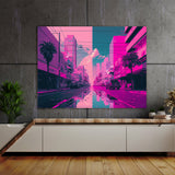 Vaporwave City Street 72