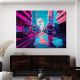 Vaporwave City Street 81