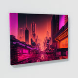 Vaporwave Futuristic City 66