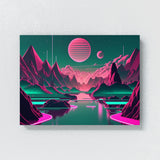 Vaporwave Futuristic Landscape 78