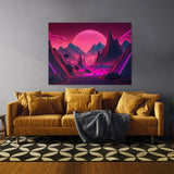 Vaporwave Futuristic Landscape 82