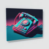 Vaporwave Retro Telephone 45
