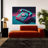 Vaporwave Retro Telephone 45