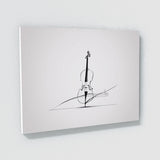 Violin Minimalist Negative Space 52