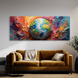 Earth Colorful Burst 60