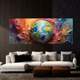 Earth Colorful Burst 60