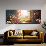 Window Scenery Blossom 80