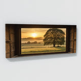 Window Scenery Dawns Rustic View 68