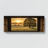 Window Scenery Dawns Rustic View 68