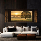 Window Scenery Dawns Rustic View 68