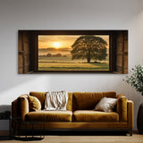 Window Scenery Dawns Rustic View 68