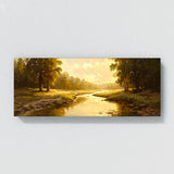 Peace Golden Evening River 1