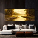 Peace Golden Evening River 1