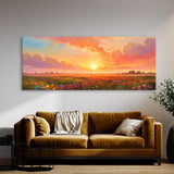 Peace Meadow Sunset Serenity 3