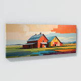 Farmhouse Abstract Rural 185